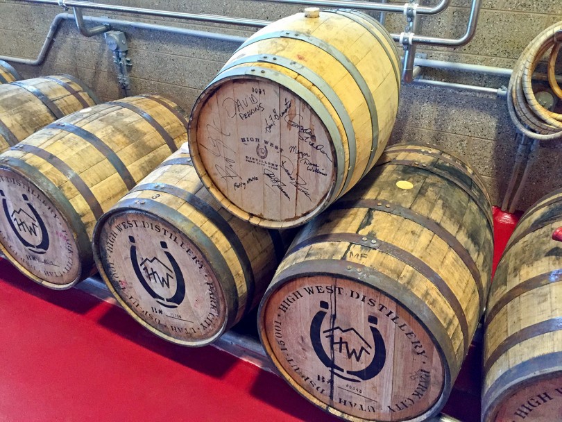 High West Whiskey barrels