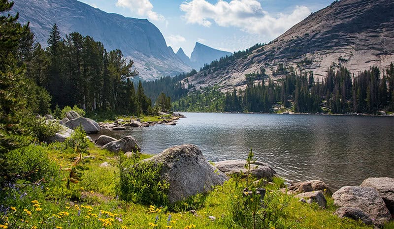 If you go mountain biking in Lander, Wyoming, take some time to visit the Wind River Range.