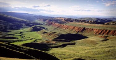 On my MTB Road Trip to Lander, WY, I passed through this Red Canyon Scenic Overlook