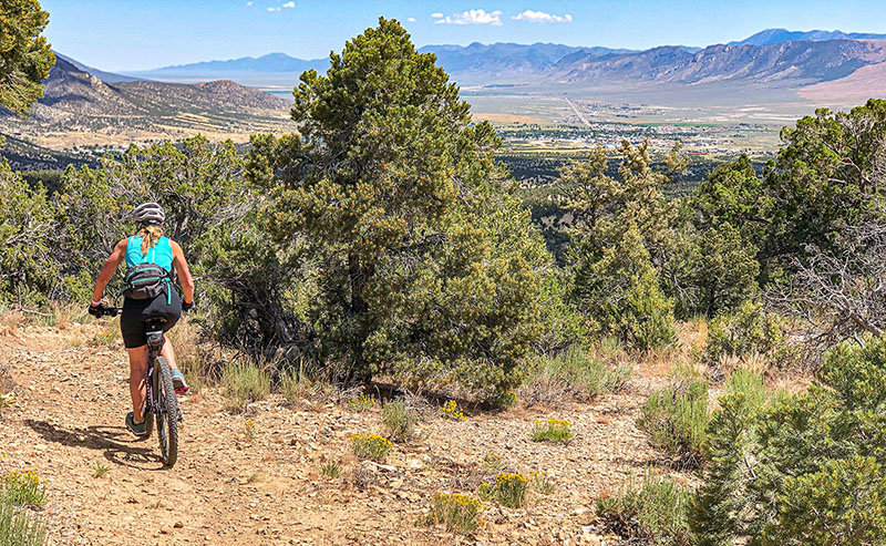 High desert riding and gambling are two reasons why Ely might be the best place to mountain bike in Nevada